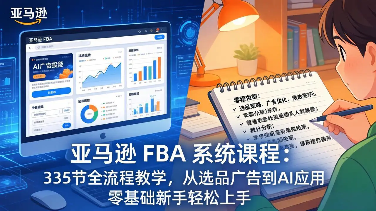 亚马逊 FBA 系统课程(更新26年3月-冒泡网
