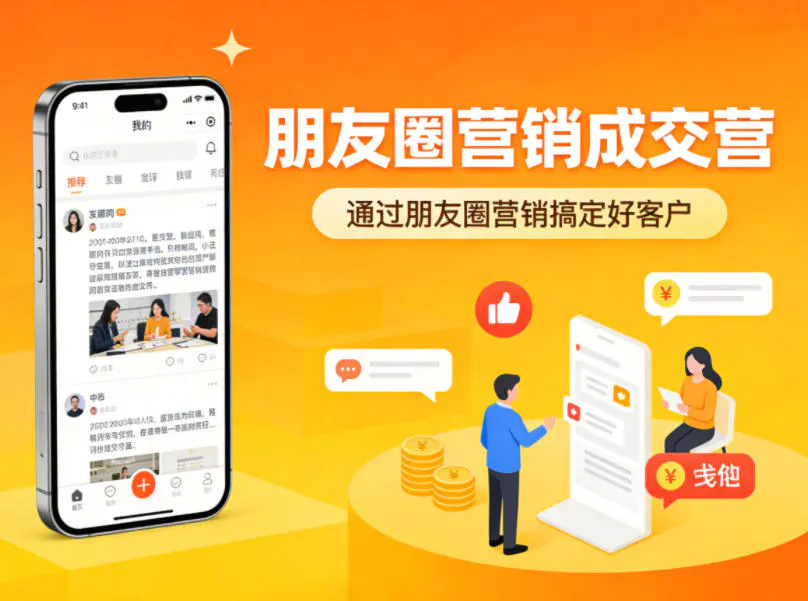 朋友圈营销成交营，通过朋友圈营销来搞定好客户-冒泡网