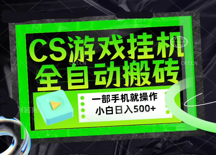 CSGO游戏挂机捡漏搬砖，超稳定的项目，带领1000+小白实现日入500+，数据可视频验证-冒泡网